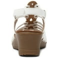 thumbnail image 6 of Wedge Sandal for Women Summer Casual Boho Sandals Elastic Ankle Strap Platform Sandal Shoes, 6 of 7