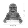 thumbnail image 2 of Greenadscape Organizador De Toalla De Resina Estilo Estatua Moai Para Escritorio, 2 of 6