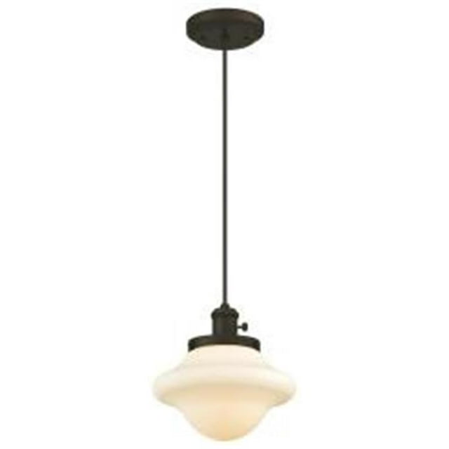 Pendentif Mini Lumière avec Verre Opale Givré