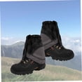 thumbnail image 6 of BESTOYARD Black Outdoor Gaiters Breathable Nylon with Adjustable Cord for Hiking and Cycling, 6 of 8