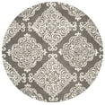 thumbnail image 2 of SAFAVIEH Glamour GLM568D Handmade Dark Grey / Ivory Rug, 2 of 6