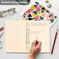 thumbnail image 4 of FORMRS 1-Subject Spiral Notebook 8" x 5" College Ruled 60 Refillable Sheet A5 Hard Cover, Abstract Triangles, 4 of 7