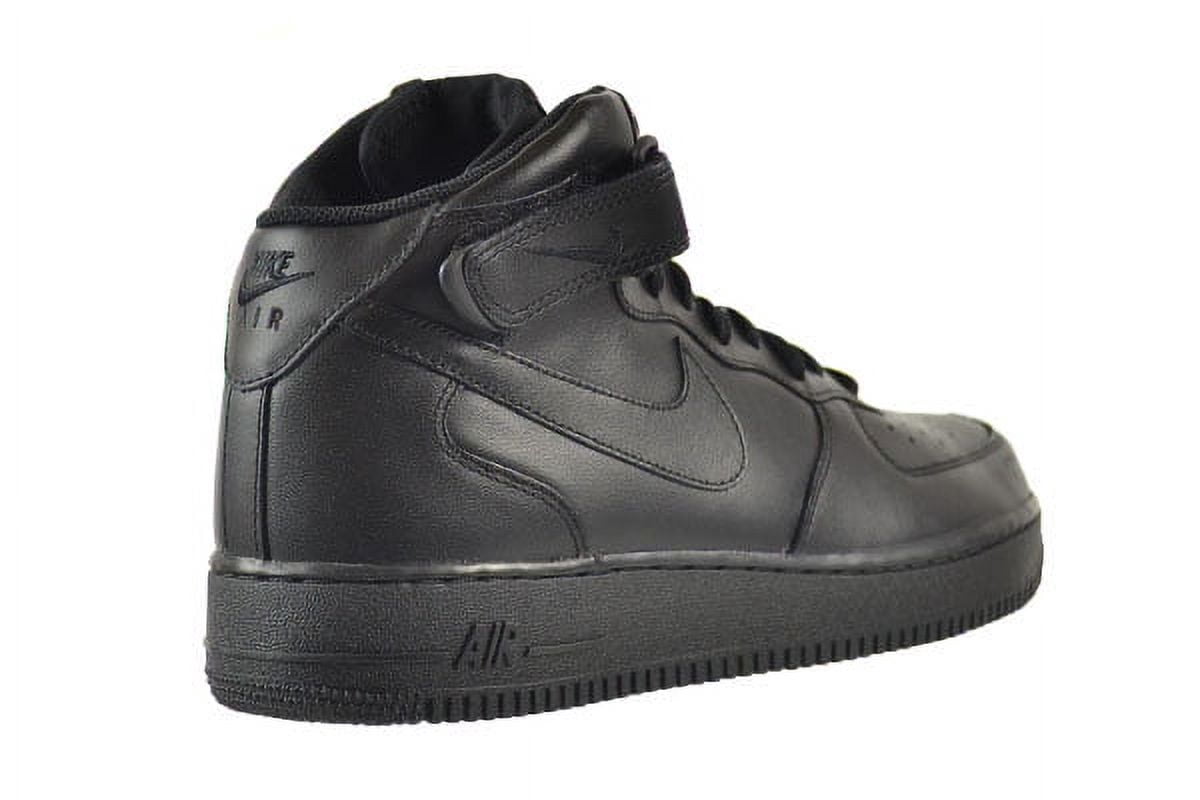 all black air force high top