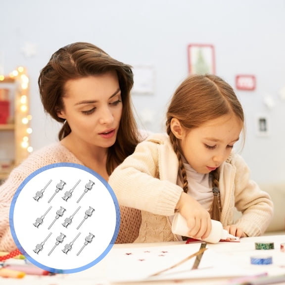 Tineasur Non-Bending Dispensing Needles Stainless Steel 12Pcs