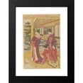 thumbnail image 2 of Toyokuni Utagawa 11x14 Black Modern Framed Museum Art Print Titled - Courtesans and Attendants (ca. 1790-1795), 2 of 5