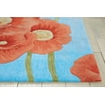 thumbnail image 4 of Nourison Contour Floral Blue 5' x 7'6" Area Rug, (5x8), 4 of 6