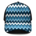 thumbnail image 2 of Christmas Baseball Cap – Stylish Spliced Design Adjustable Trucker Hat with Full Print Front & Brim, Breathable Cotton Blend Snapback for Sports, Travel & Daily Wear, 2 of 3