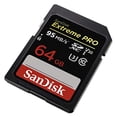 thumbnail image 1 of Tarjeta de memoria SanDisk 64GB Extreme PRO SDXC UHS-I (SDSDXXG-064G-GN4IN), 1 of 2