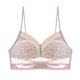 thumbnail image 3 of Gibobby Lencería de encaje Día de San Valentín para mujer Sujetador ultrafino de verano para mujer, ropa interior sin anillo de , sujetador francés Sexy con espalda abier(Beige, 3XL), 3 of 5