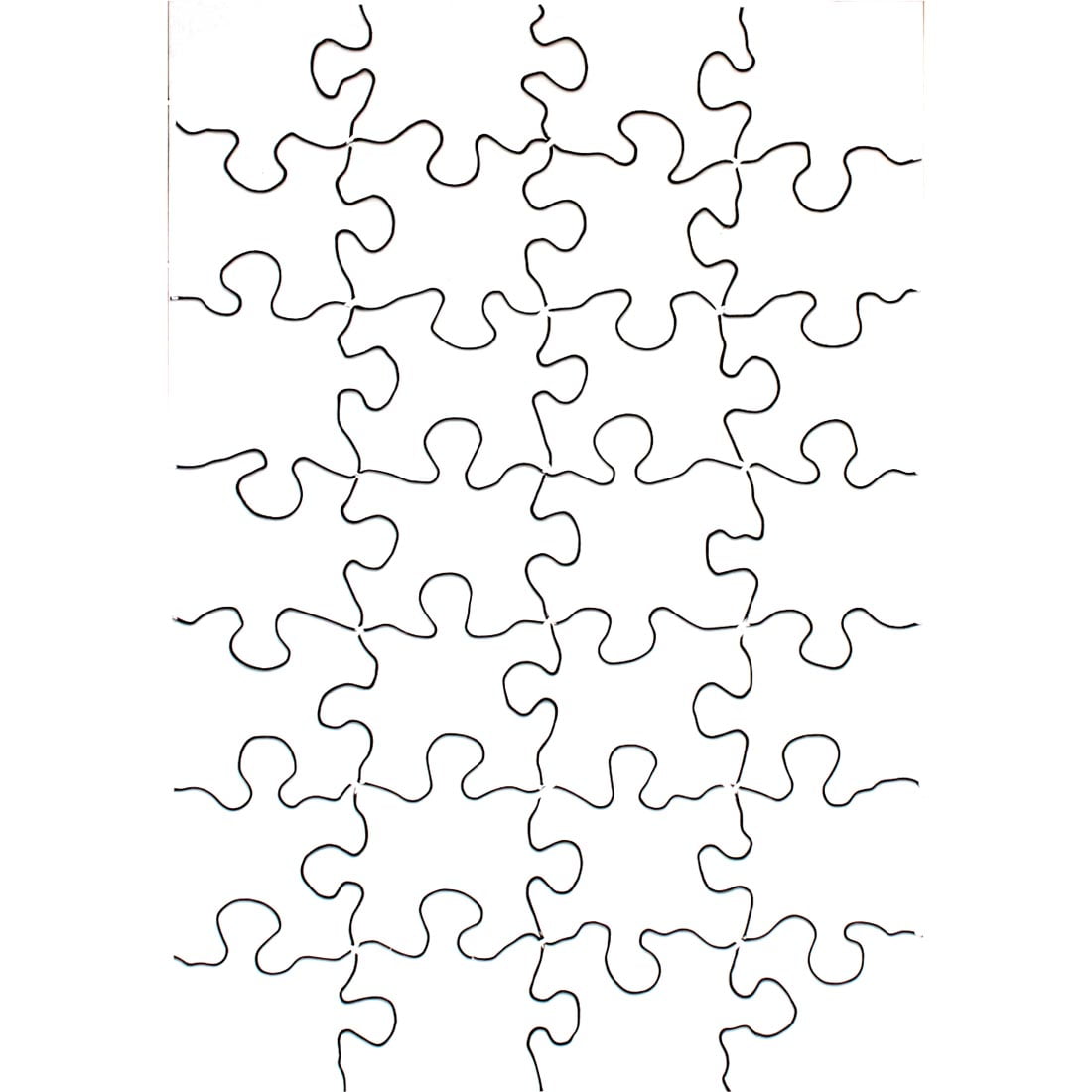 Blank Compoz-A-Puzzle 28-Piece Medium Rectangle