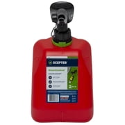 Scepter 2 Gallon SmartControl Gas Can, Spill-proof Design, Red, 14 High, 9.7 Long