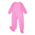 thumbnail image 2 of Minnie Mouse Baby Girl Microfleece Blanket Sleeper Pajamas, 2 of 3
