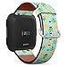 thumbnail image 3 of Compatible with Fitbit Versa/Versa 2 / Versa LITE/Leather Watch Wrist Band Strap Bracelet with Quick-Release Pins (Pineapple), 3 of 4