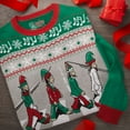 thumbnail image 3 of The Ugly Sweater Co. Ugly Christmas Sweater for Holiday Fun Tacky Unisex Design, Perfect Snug Fit Breathable Crewneck (Emerald, X-Large), 3 of 6
