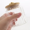 thumbnail image 5 of Pretyzoom Clear Glass Kitchen Canister with Wide Mouth Lid for Tea Coffee Sugar Storage, 5 of 6