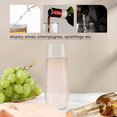 thumbnail image 6 of 24 Stemless Plastic Champagne Flutes - 9 Oz Glasses Clear Unbreakable Toasting Disposable for Wedding Or, 6 of 9