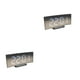 thumbnail image 4 of Matsuzay Reloj despertador LED Relojes de espejo digital Decoración del hogar Luz de carácter transparente Blanco 2Conjunto, 4 of 6