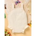 thumbnail image 2 of MORTTIC Newborn Baby Girl Birthday Romper Sleeveless "One" Letter Print Bodysuits Jumpsuits, 2 of 7