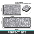 thumbnail image 7 of Gray Christmas Snowflake Pattern Kitchen Rugs Sets Of 2,Anti Fatigue Kitchen Mat Rugs Non Slip Washable,Decorative Kitchen Floor Mats for Kitchen,Sink,Laundry,17"X30"+17"X47", 7 of 7