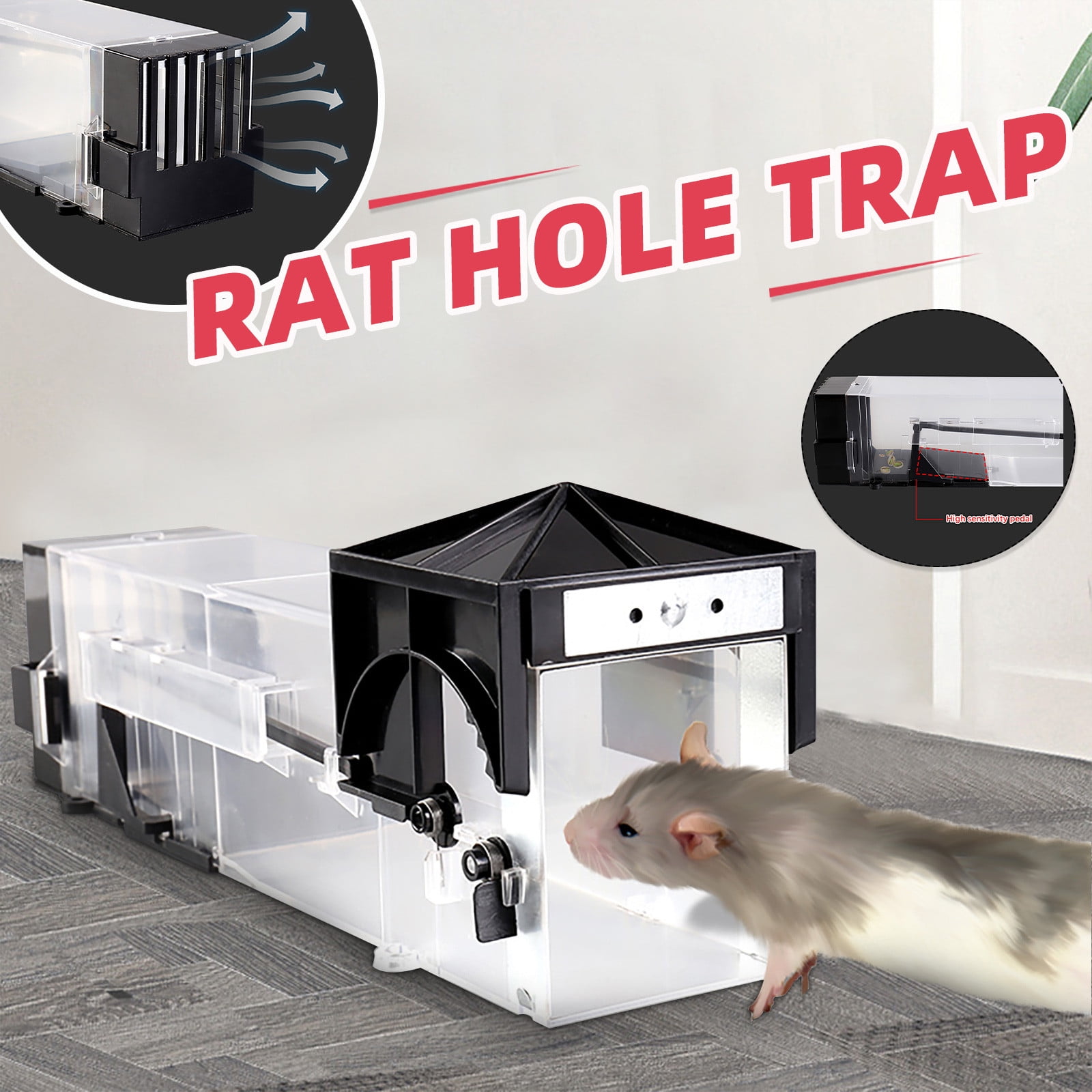 Southern Homewares Automatic Multi-Catch Mouse Trap Humane Easy Set Mice  Catcher - Catch and Release Human Rodent Trap