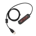 thumbnail image 3 of QD Cable Adaptor, Easy To Carry Convenient Wired Headset Adapter Durable Portable  For 3.5mm Headset Equipment Blue,Red,Black,Gray, 3 of 8