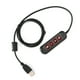 thumbnail image 3 of Adaptador de cable USB QD con conector H901 y volumen ajustable para auriculares de centro de llamadas de 3,5 mm para equipos con auriculares rojos, 3 of 5