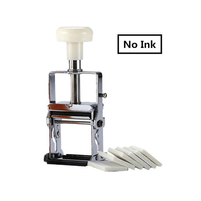 Expiration Number Printer Production Date Code Coding Tools Manual Lot Mark Printing Machine Oil Pad Printer Metal Wood Printing