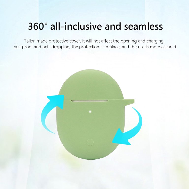 Silicone Protective Earphone Case for Xiaomi Redmi Buds 4 Lite with Hook