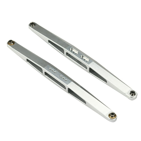 Quality Aluminum Rear Lower Suspension Trailing Arms for Traxxas 1/7 UDR Silver, 8.89 inch for RC Car Enthusiasts
