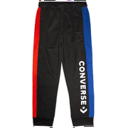 Converse Kid's Asymmetrical Color Block Pants Black Size Large