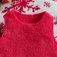 thumbnail image 4 of Zesgjue Girl Christmas Dress Santa Red Princess Dress 3pc Outfits Sizes 7-8 Years, Red, 4 of 6