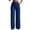 Navy#wide leg dress pants for women, variant on Wide Leg Dress Pants for Women Stretchy Pleated Business Office Work Slacks Straight Leg High Waisted Trousers Navy,S