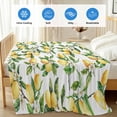 thumbnail image 4 of Yellow Lemon Cooling Blanket, Lightweight Breathable Summer Throw Blanket with Double Sided Cold Effect,Spring Summer Flower Green Leaf Plant Picnic Beach Blankets Bed Sheet for Hot Sleepers 40"x60", 4 of 8