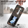 thumbnail image 4 of ELEHOLD Case for Samsung Galaxy Z Flip 5 2023,Camouflage Pattern with 360 Rotating Ring Holder Stand Slim Shockproof Rugged PU Leather Protective Case for Samsung Galaxy Z Flip 5 - Brown, 4 of 7