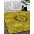 thumbnail image 3 of Ahgly Company Machine Washable Indoor Rectangle Transitional Dark Bisque Brown Area Rugs, 8' x 12', 3 of 7