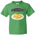 thumbnail image 3 of Inktastic Powered by Macaroni and Cheese Youth T-Shirt, 3 of 5