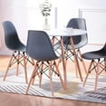 thumbnail image 2 of Heavenly Collection Grey Wood Chair SET OF 2, 2 of 7