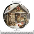 thumbnail image 2 of It's Just Chicken Time Heavy Duty Spare Tire Cover Chicken Christmas Rooster Hens Protectors Weatherproof Dust-Proof Universal Fit for Trailer SUV Truck Camper Travel Trailer 15inch, 2 of 8