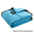 thumbnail image 3 of Quilts Queen Size Clearance maho Cool and Comfortable Double Sided Cold Effect Blanket Cool Fiber Soft Blanket Summer Cool Conditioning Quilt, 3 of 6