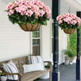 thumbnail image 6 of Morttic 2 Pcs Artificial Geraniums for Outdoor Silk Geranium Flowers Red Artificial Geranium Bush Faux Flowers Geraniums Branch for Garden Patio Grave Cemetary Vase Table Centerpiece Indoor Decor, 6 of 6