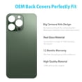 thumbnail image 5 of Back Glass Replacement Kit for iPhone 13 Pro Max 6.7 inch Models with Repair Tool Kit (Alpine Green), 5 of 7