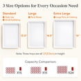 thumbnail image 5 of Reusable party food trays, suitable for catering, snacks, fruits, cooked food, appetizers, etc. Plastic food trays, an essential for banquets., 5 of 9