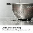 thumbnail image 4 of OXO SoftWorks 5 Quart Stainless Steel Colander with Soft Non-Slip Handles and Elevated Base, 4 of 9