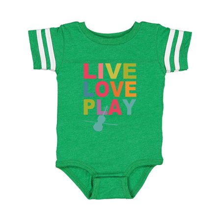 

Inktastic Live Love Play Violin Gift Baby Girl Bodysuit