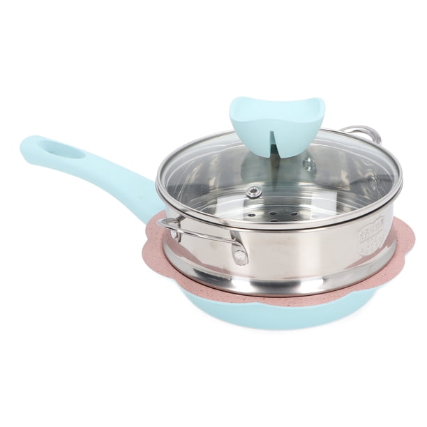 Sartén Antiadherente De aleación De Aluminio, Comida Para Bebés Segura Y Saludable, Distribución Uniforme Del Calor,Ergonómico, Cocina En Pequeños Lotes Para Bebés, Niños