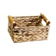 thumbnail image 2 of Cesta de almacenamiento tejida a mano, cesta de picnic rectangular, resistente, versátil, sin tapa Pequeño, 2 of 9