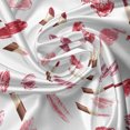 thumbnail image 5 of Ambesonne Cosmetics Window Valance, Lipstick Kiss Makeup, 54" X 18", Burgundy and Pink, 5 of 5