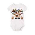 thumbnail image 5 of Mono de bebé con estampado de ciervo personalizado para niño y niña, mono de manga corta para bebé con nombre personalizado para Navidad, ropa para recién nacidos para el día de Navidad, 5 of 5