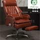 thumbnail image 2 of ArtisticLife Full-grain Leather Reclining Massage Executive Chair Comfortable Sedentary Chair Free Shipping My Lux Decor Round, 2 of 16