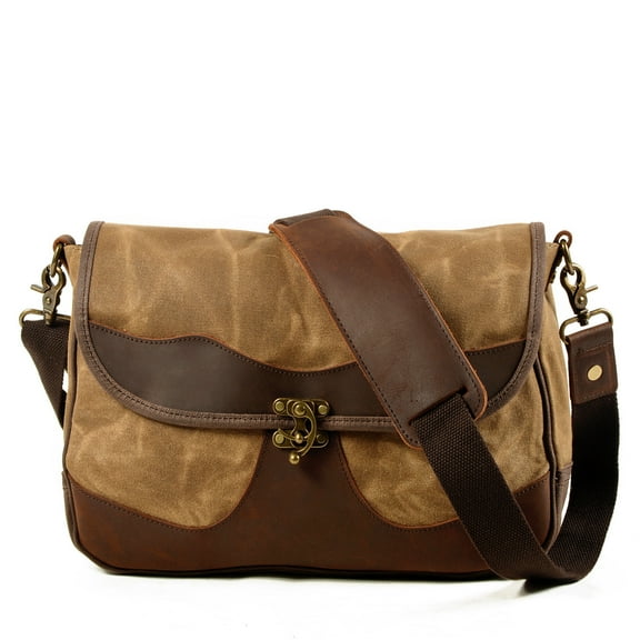 Shepherd shoulder slung canvas bag...,Army Green